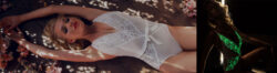 Białe body LuminoGlow Lingerie